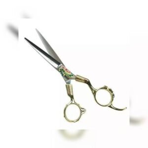 Iceman K Sutra 5.5” Gold Scissors with Jeweled Detailing